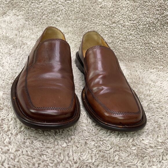 Mezlan Men's Size US 7 Lipari Penny Loafer Brown Slip-On Dress Shoes SPAIN Made - Picture 2 of 10